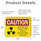 Signmission Radiation & Laser Sign, 10 in H x 14 in W, Vinyl Decal, Rectangle OS-2PACK-CR-D-1014-L-10138 - alternate 3